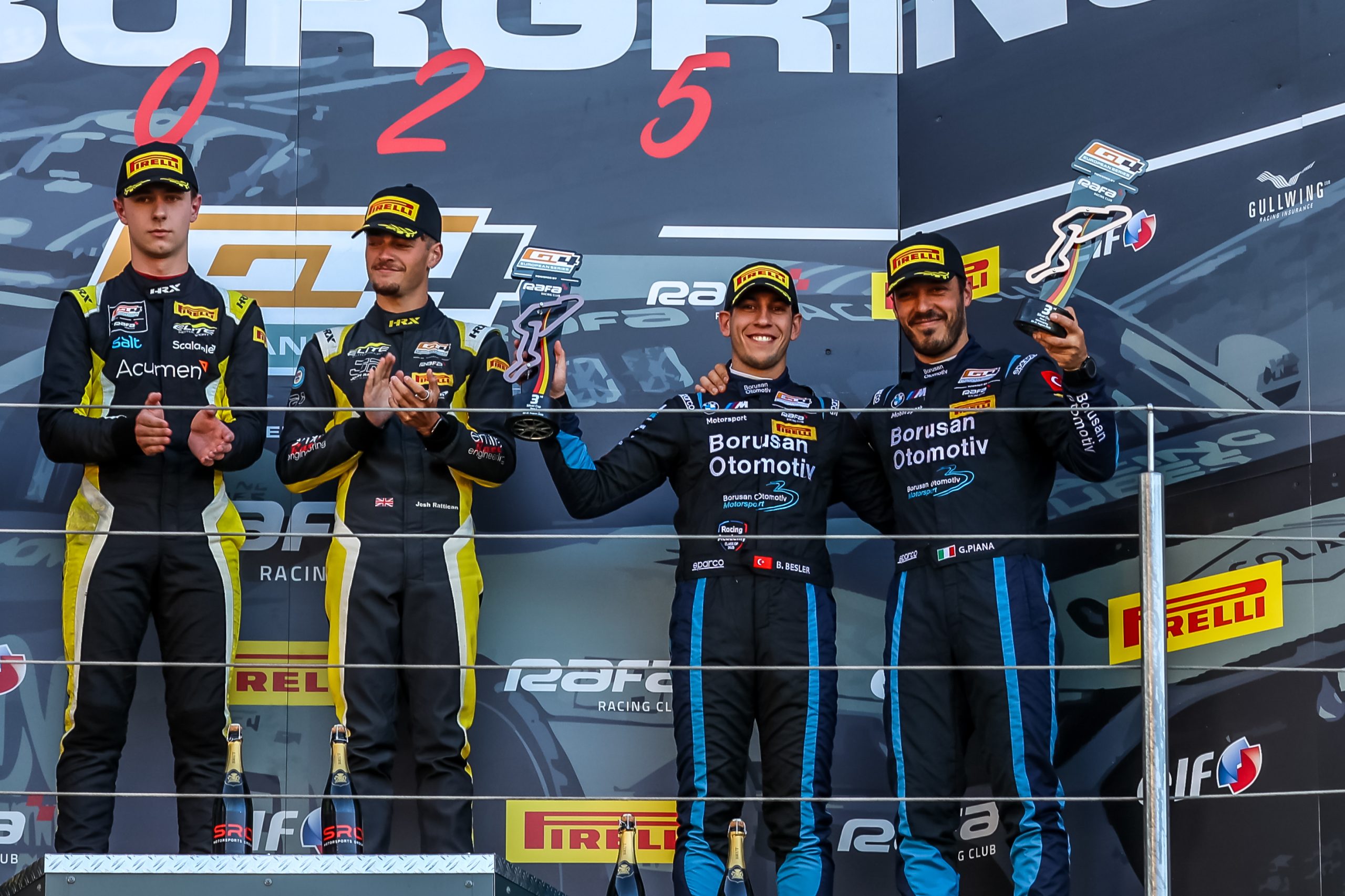 Borusan Otomotiv Motorsport Nürburgring’de Çifte Podyumla Coştu
