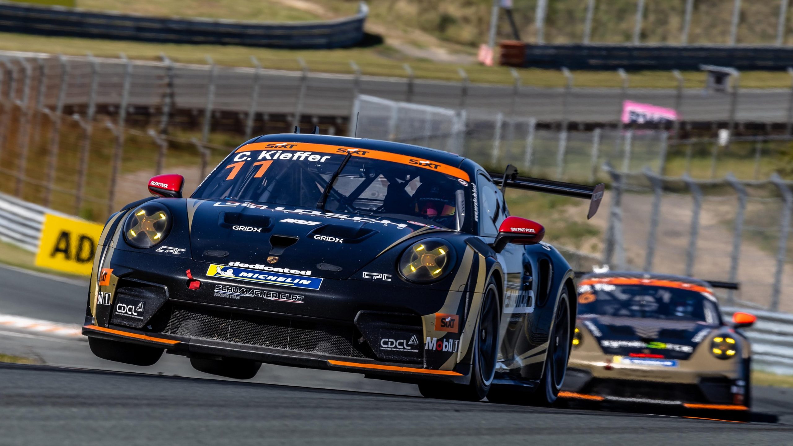Chester Kieffer (L), Schumacher CLRT (#11), Porsche 911 Cup, Porsche Sixt Carrera Cup Deutschland, Preview, Hockenheimring, 2026, Porsche AG