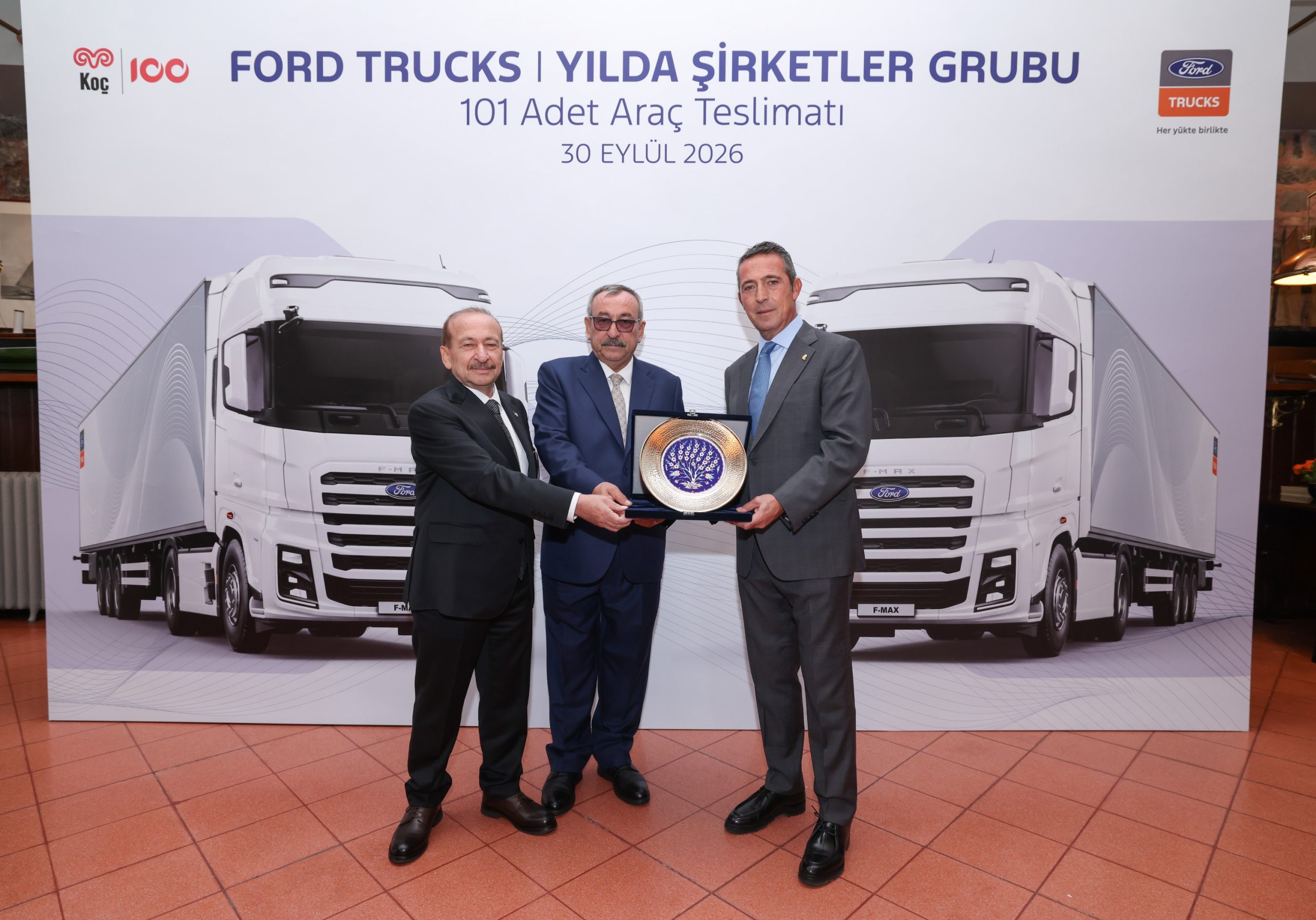Ford Trucks Yılda Şirketler Grubu teslimat töreni