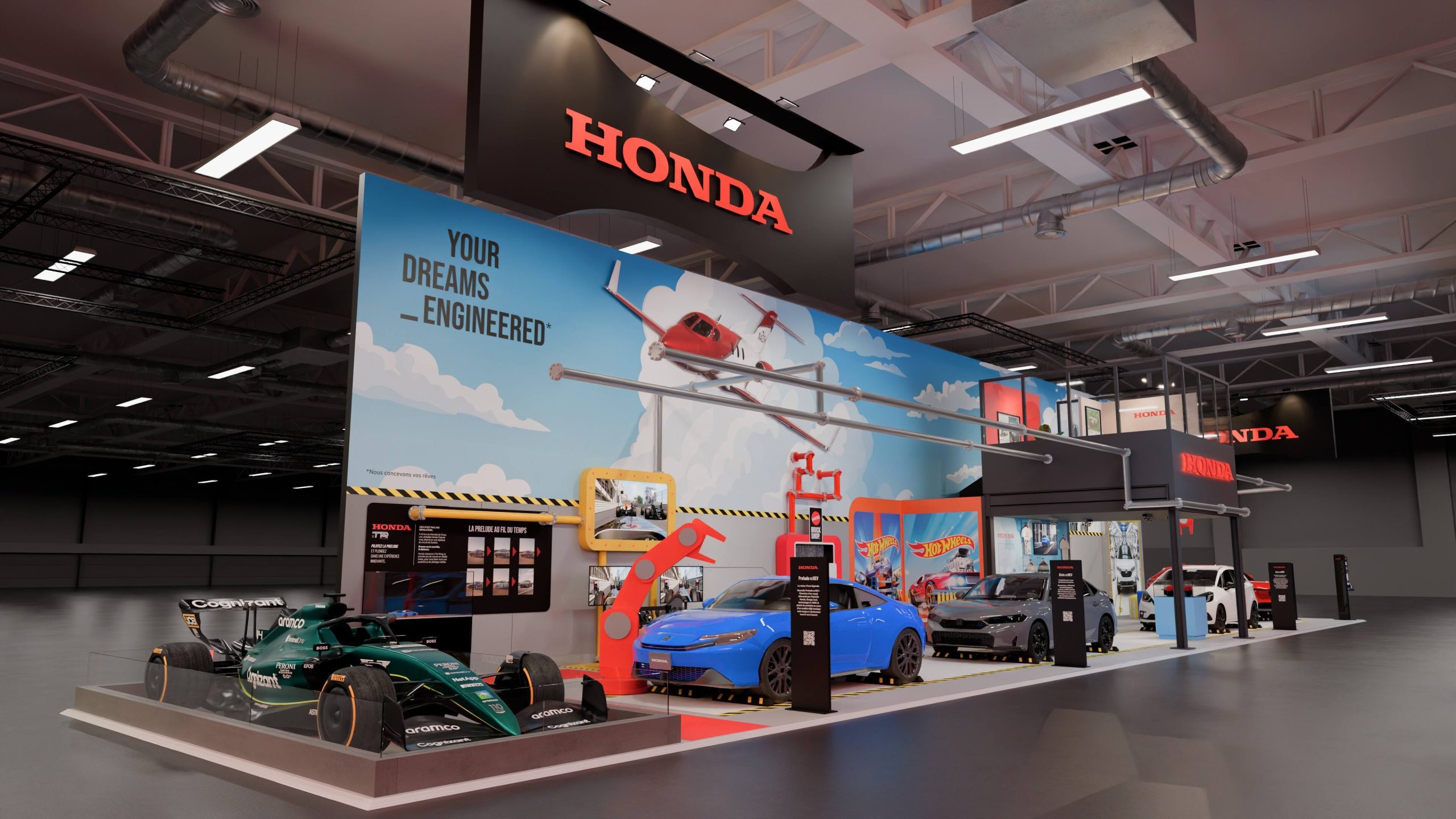 Honda Dream Factory Paris’te: Prelude’den Formula 1’e Altı Deneyim Alanı