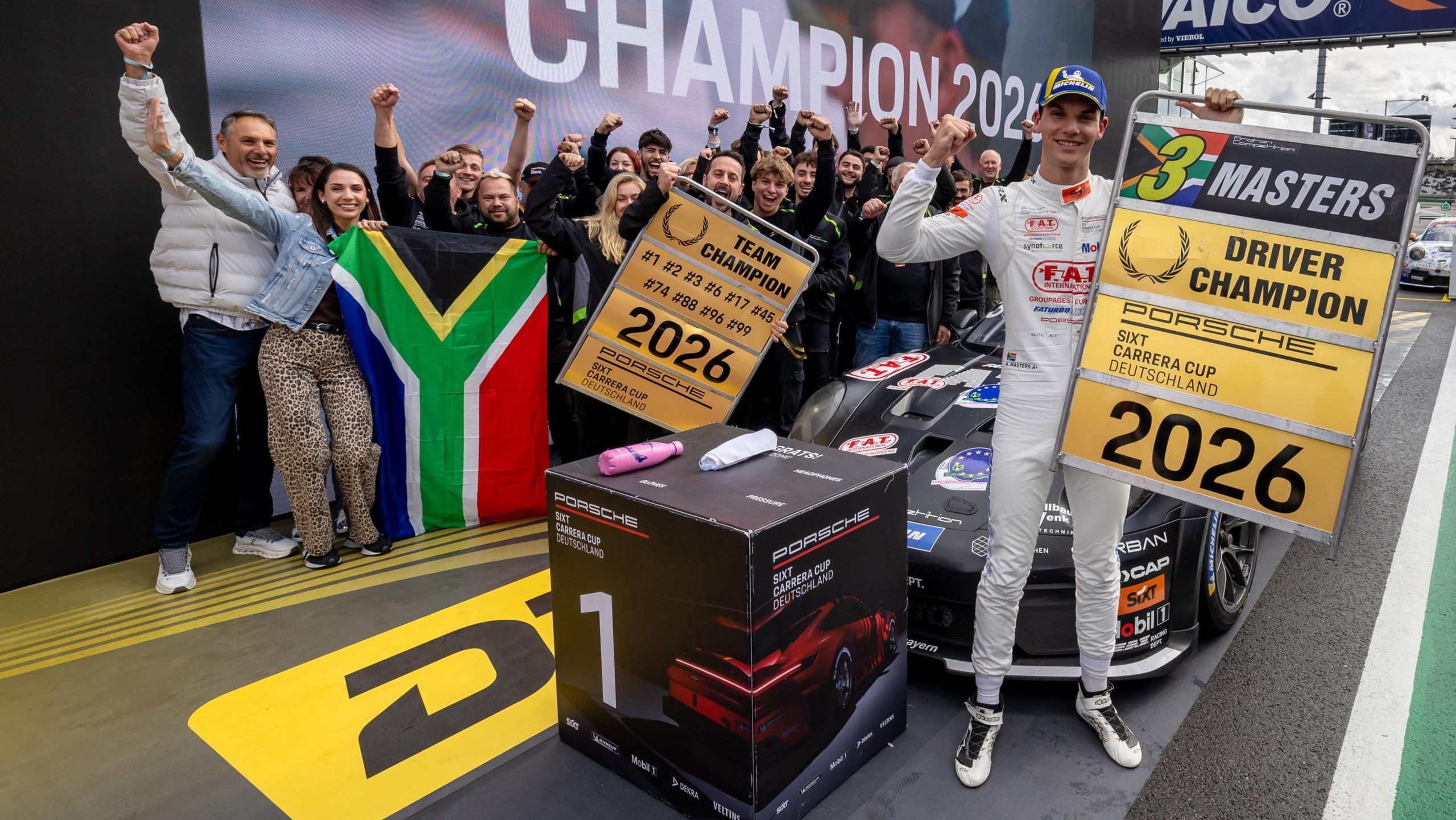 Keagan Masters, Porsche Carrera Cup Deutschland Şampiyonu Oldu