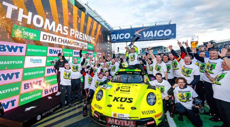 Thomas Preining (AUT), Manthey (#91) and Team Manthey, Porsche 911 GT3 R, DTM, Hockenheim, 2026, Porsche AG