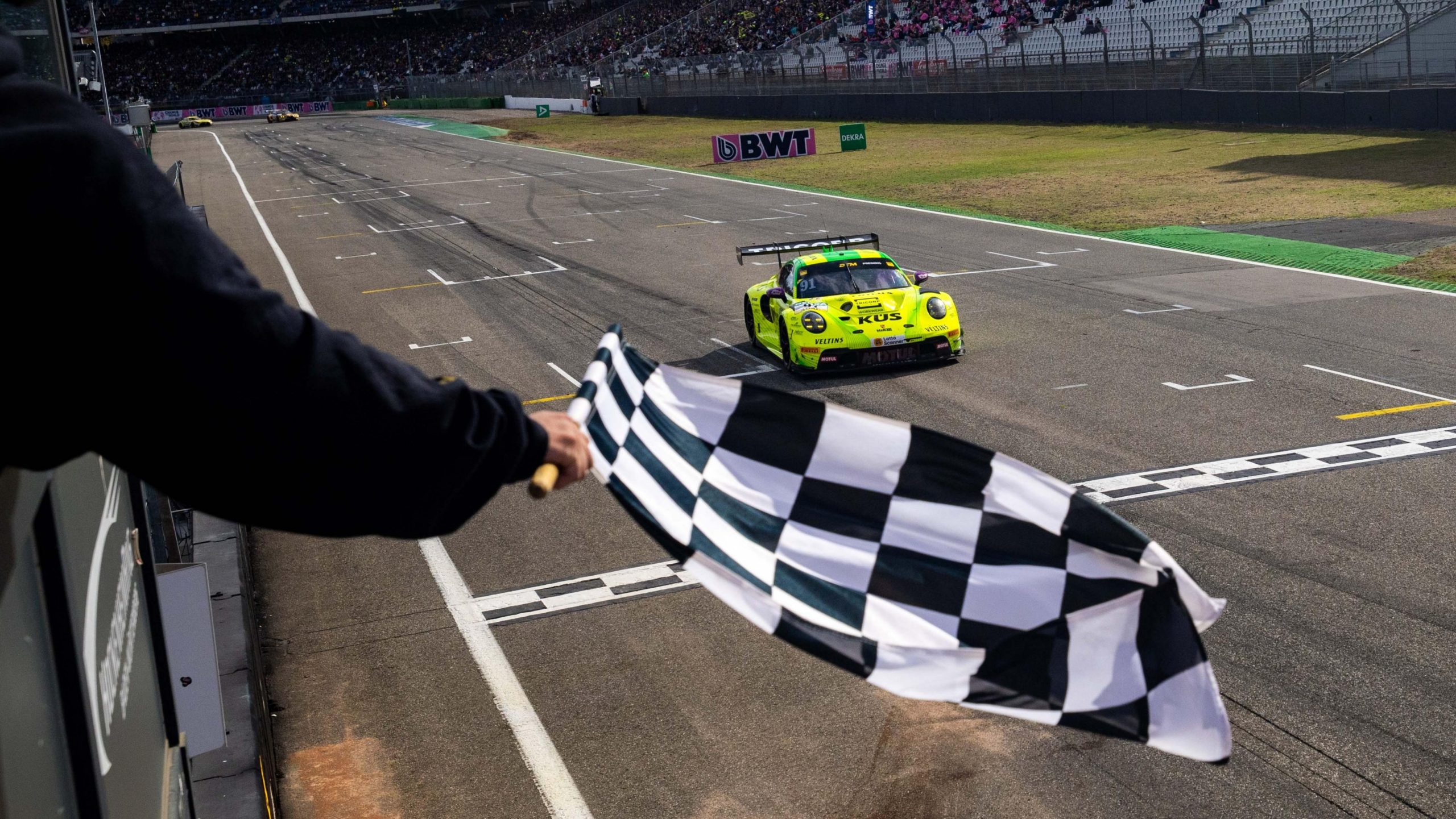 Thomas Preining (AUT), Manthey (#91), Porsche 911 GT3 R, DTM, Hockenheim, 2026, Porsche AG