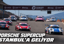Porsche Supercup otomobillerinin İstanbul Park’ta gösterildiği, İstanbul’a geliyor başlıklı temsili görsel