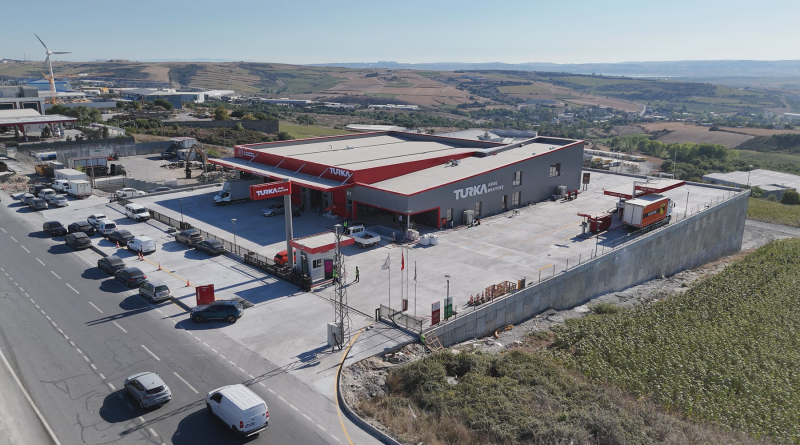 TURKA örnek araç muayene merkezinin havadan görünümü