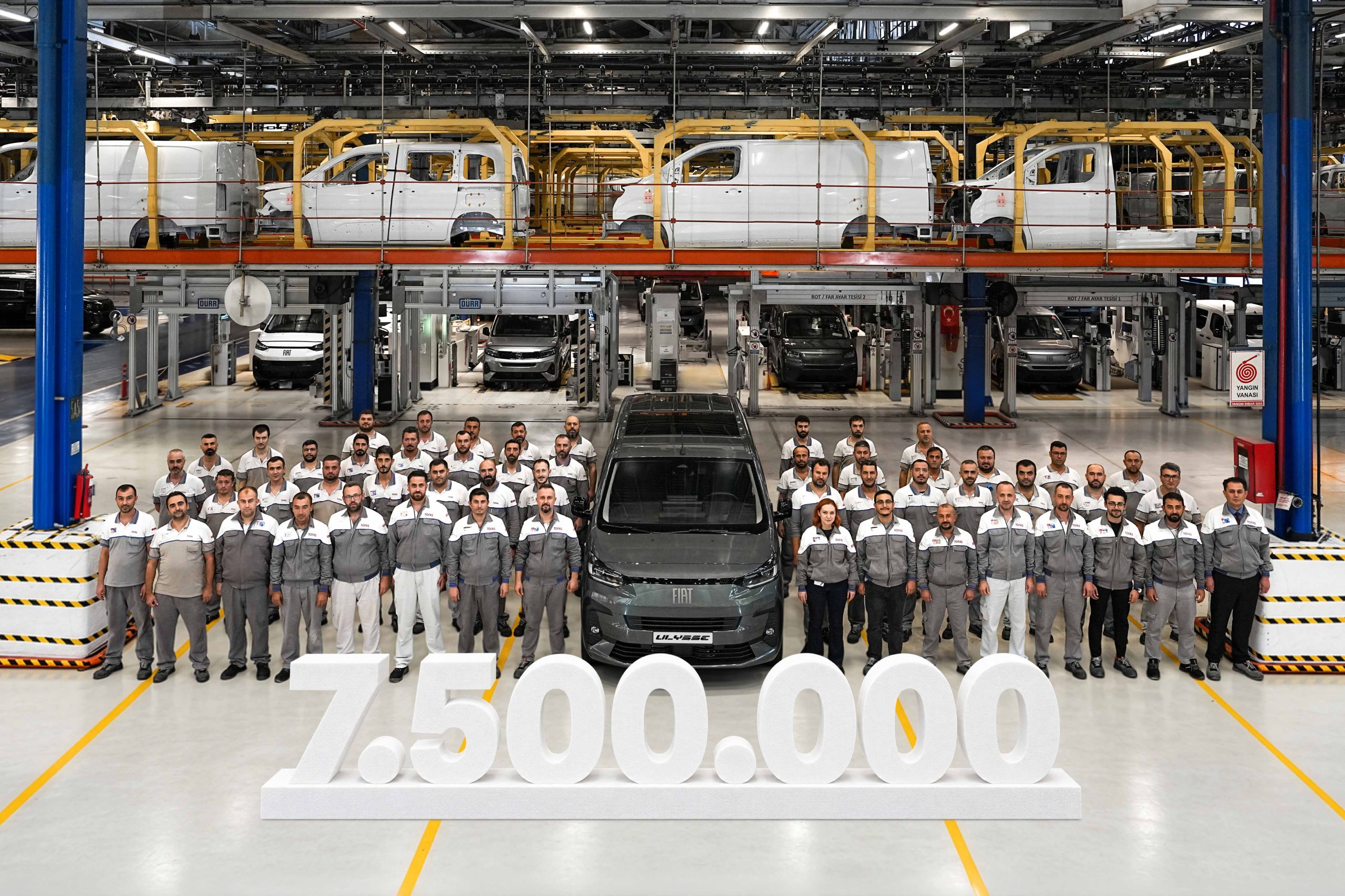 Tofaş 7.5 milyon araç üretimi